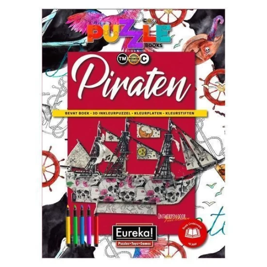 Eureka 3D Puzzel Books - Piraten Eureka 3D Puzzel Books - Piraten