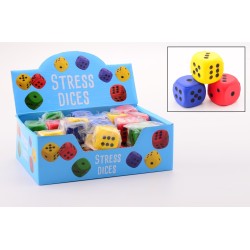 Dobbelstenen 40 Mm.eva Schuimrubber 4Ass