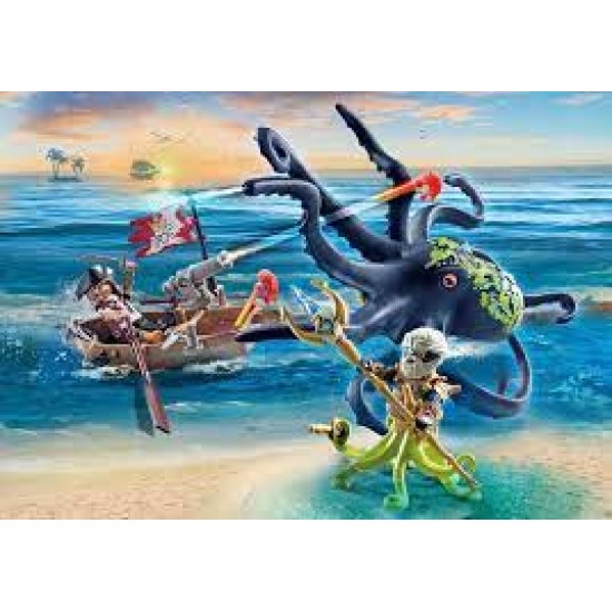 Gevecht Tegen De Reuzenoctopus