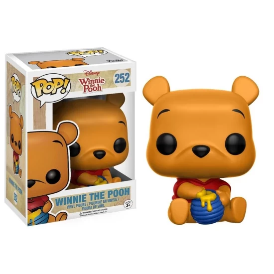 Winnie The Pooh Pop! Disney Vinyl Figure Seated Pooh 9 Cm