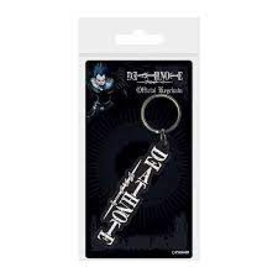 Death Note Rubber Keychain Logo 6 Cm