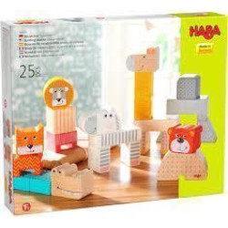 Bouwstenen Met Motief Dierenparade (25 Delen) Bouwstenen Met Motief Dierenparade (25 Delen)