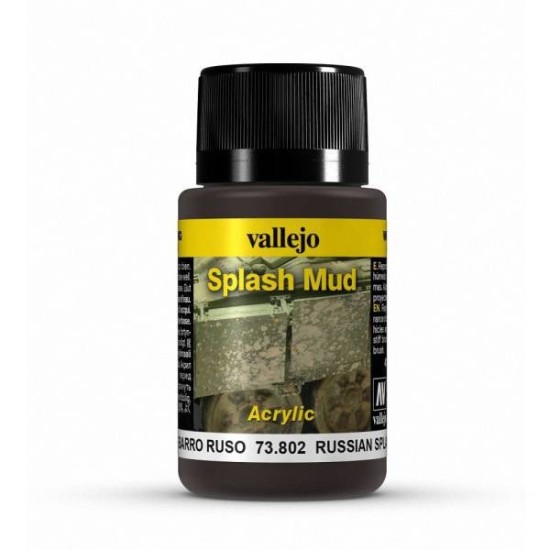Vallejo Weathering Effects Splash Mud Russian 40 Ml Vallejo Weathering Effects Splash Mud Russian 40 Ml