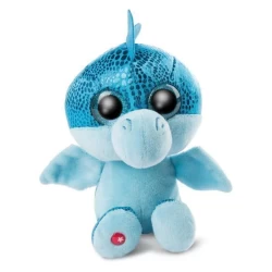 Nici Glubschis Pluchen Knuffel Draak Blauw Jet-Jet 15Cm