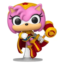 Dc X Sonic The Hedgehog Pop! Heroes Vinyl Figure Amy As Wonder Woman 9 Cm