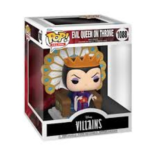 Disney Pop! Deluxe Villains Vinyl Figure Evil Queen On Throne 9 Cm