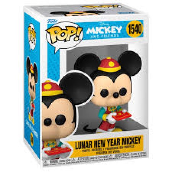Mickey Atw Pop! Disney Vinyl Figure Lunar New Year Mickey 9 Cm