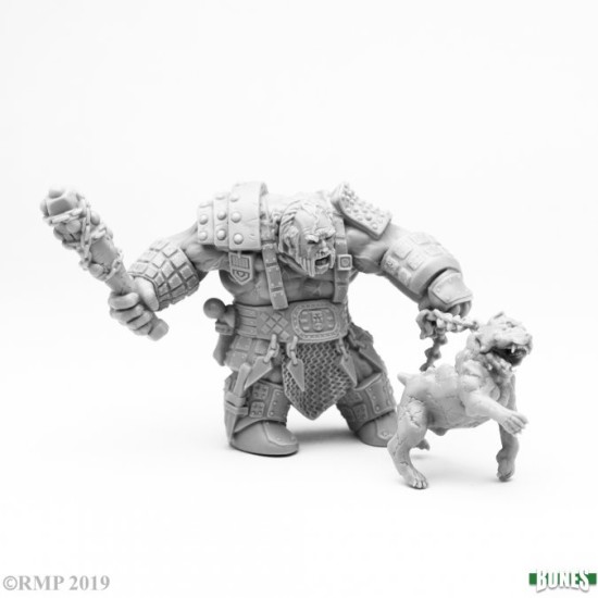 Fire Giant Huntsman W/ Hell Hound