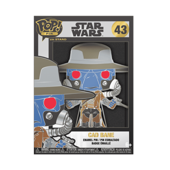 Star Wars Clone Wars Loungefly Pop! Enamel Pin Cad Bane 10 Cm