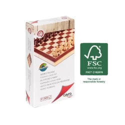 Inlaid Foldable Chess 30X30 Cm (Fsc Wood) Inlaid Foldable Chess 30X30 Cm (Fsc Wood)