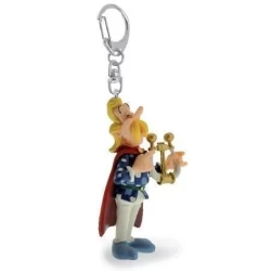 Asterix: Cacofonix Playing Lyre Keychain Asterix: Cacofonix Playing Lyre Keychain