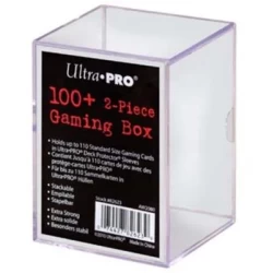 Upper Deck - 2-Piece Storage Box - For 100 And Cards - Clear Upper Deck - 2-Piece Storage Box - For 100 And Cards - Clear