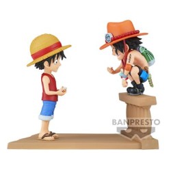 One Piece: World Collectible Figure Log Stories - Monkey D. Luffy  And Portgas D. Ace Figure