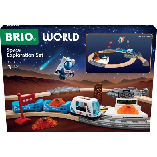 Brio Wereld Ruimteverkenning Set - Houten Spoorwegset - Prachtig Cadeau Voor Brio Wereld Ruimteverkenning Set - Houten Spoorwegset - Prachtig Cadeau Voor