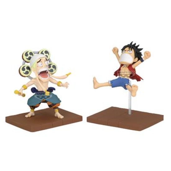 One Piece World Collectable Figure Log Stories-Monkey.d.luffy & Enel-