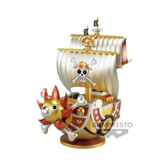 One Piece - Thousand Sunny - Mega Wcf Special!! Gold Color - 19Cm