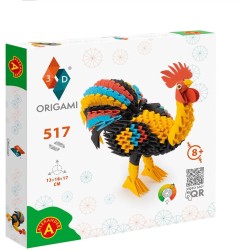 Origami 3D Rooster - 517Pcs Origami 3D Rooster - 517Pcs