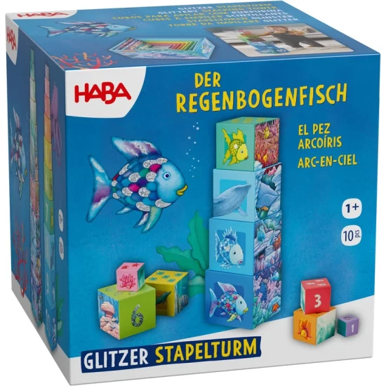 Glitzer Stapelturm Der Regenbogenfisch Glitzer Stapelturm Der Regenbogenfisch