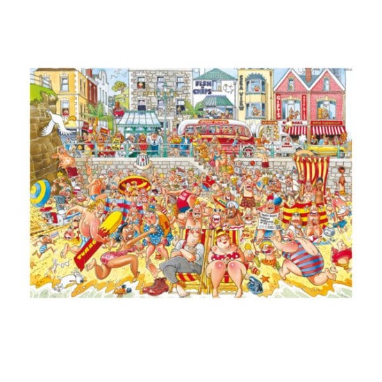 Wasgij Retro Original 8 Legpuzzel - Vloed! 1000St.