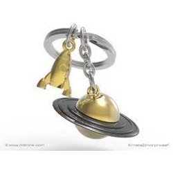 Gold Saturn Keyring Gold Saturn Keyring