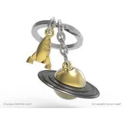 Gold Saturn Keyring Gold Saturn Keyring