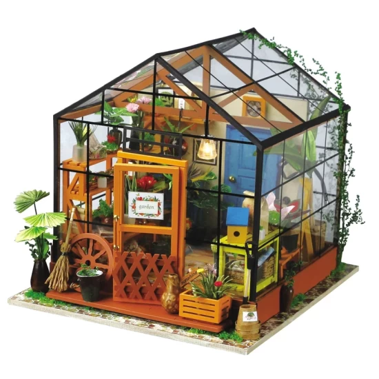 Robotime Diy Huisje Cathys Green House Dg104 195175175Cm