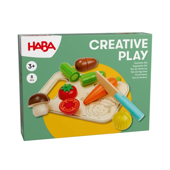 Creative Play - Groenteset Met Snijplank En Mes
