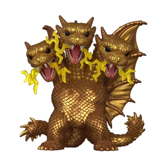 *Heo Exclusive Edition* Godzilla Super Sized Pop! Movies Vinyl Figure King Ghidora (Electric) 15 Cm