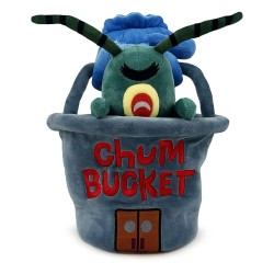 Spongebob Squarepants Plush Figure Plankton Chum Bucket 22 Cm Spongebob Squarepants Plush Figure Plankton Chum Bucket 22 Cm