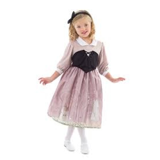 Little Adventures - Sleeping Beauty Day Dress With Headband (3-5 Yrs (M))