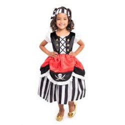 Little Adventures - Pirate Dress With Headband (3-5 Yrs (M))
