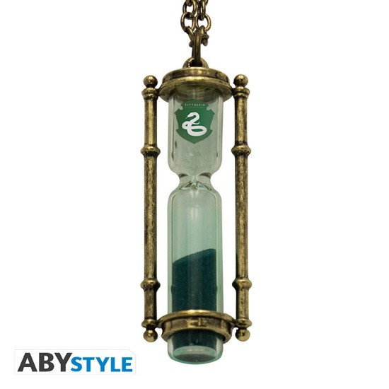 Harry Potter - Keychain 3D Slytherin Hourglass X2