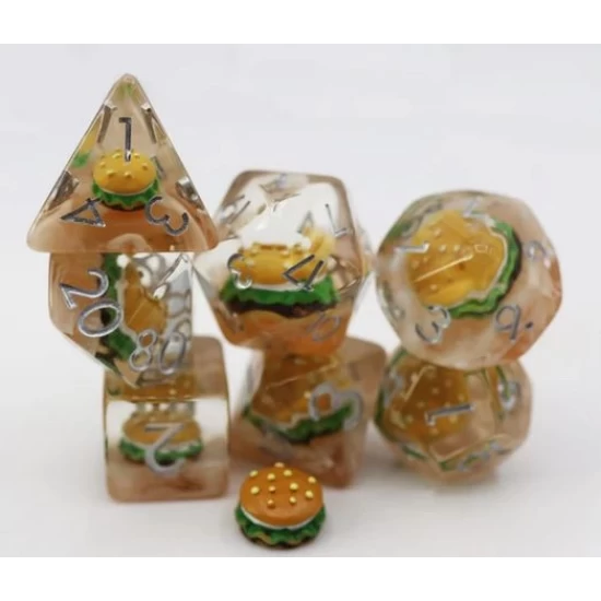 Hamburger Rpg Dice Set