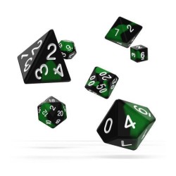 Oakie Doakie Dice Rpg Set Glow In The Dark - Biohazard (7) Oakie Doakie Dice Rpg Set Glow In The Dark - Biohazard (7)