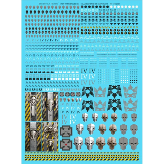 Iron Warriors Legion Transfer Sheets ---- Webstore Exclusive