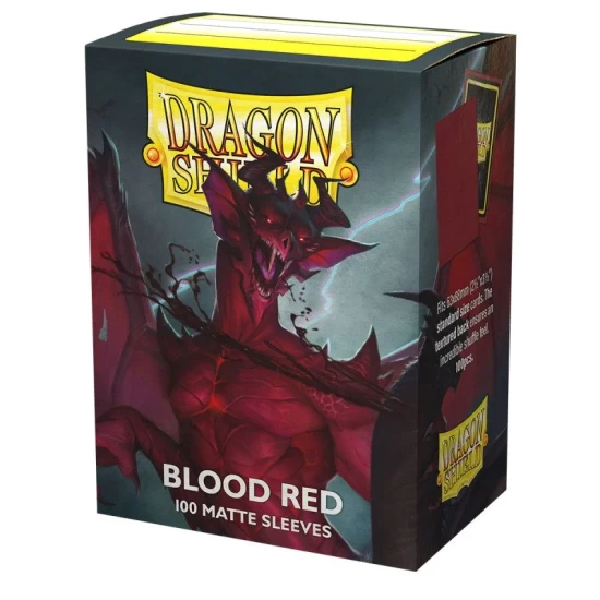 Sleeves Dragon Shield Blood Red (100Ct)