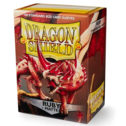 Sleeves Dragon Shield Matte Ruby(100Ct) Sleeves Dragon Shield Matte Ruby(100Ct)