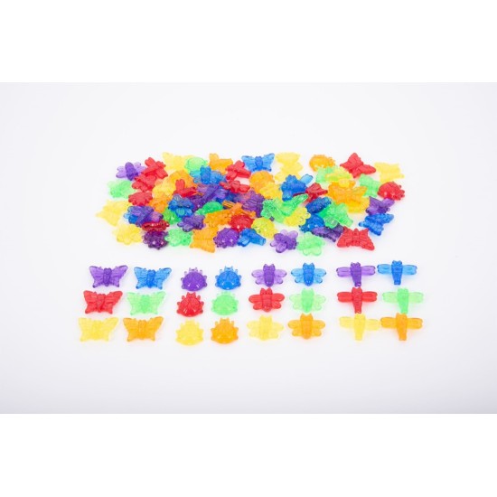 Tickit Doorschijnende Kleureninsecten - Pk96