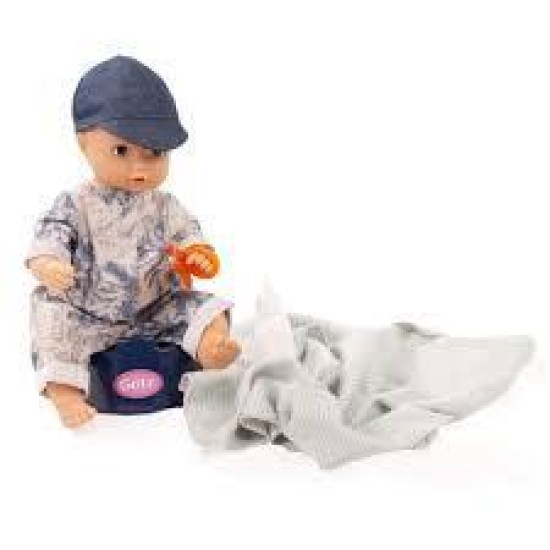 Aquini Boy Zonder Haar Geschilderde Ogen 33 Cm (Inhoud: 7-Delig)