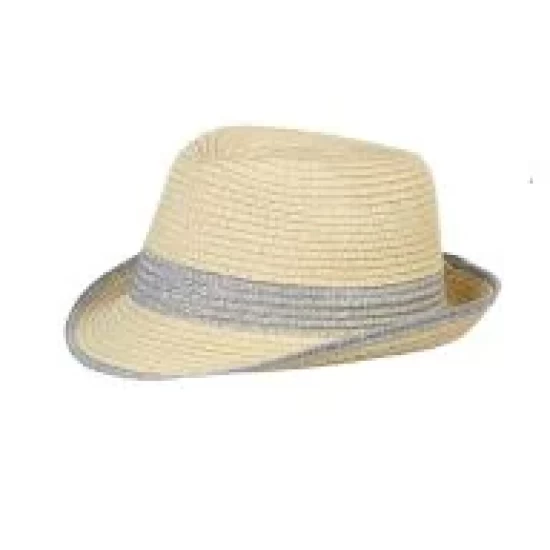 Hoed Liny Naturel-Zilver (1 Stuk)