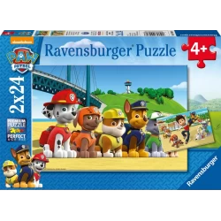 Paw Patrol Puzzel - Dappere Honden 2X24St.