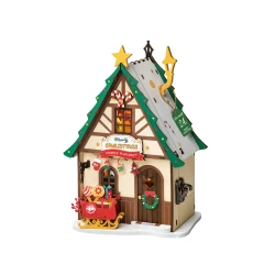 Robotime Diy Huisje Twinkling Christmas House Ds036 125X9X182Cm