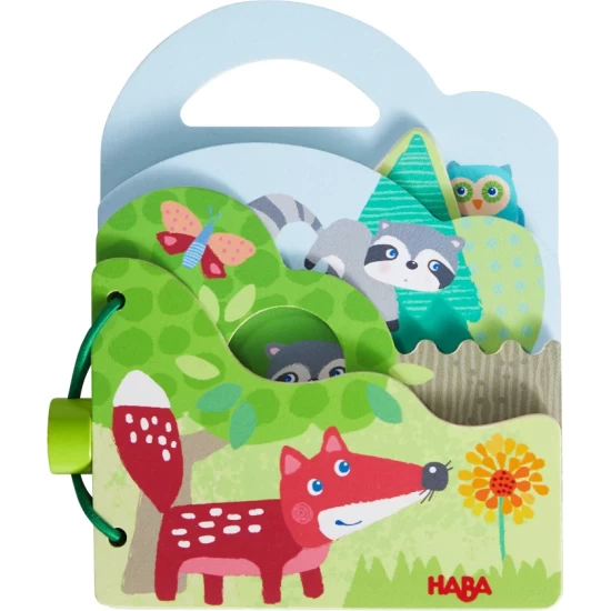 Houten Babyboek Bosdieren