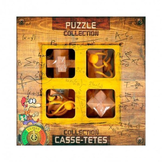 Houten Breinpuzzels Expert 4St. Houten Breinpuzzels Expert 4St.