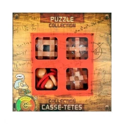 Houten Breinpuzzels Extreme 4St.