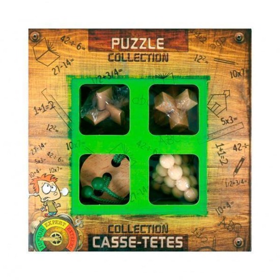 Houten Breinpuzzels Junior 4St. Houten Breinpuzzels Junior 4St.