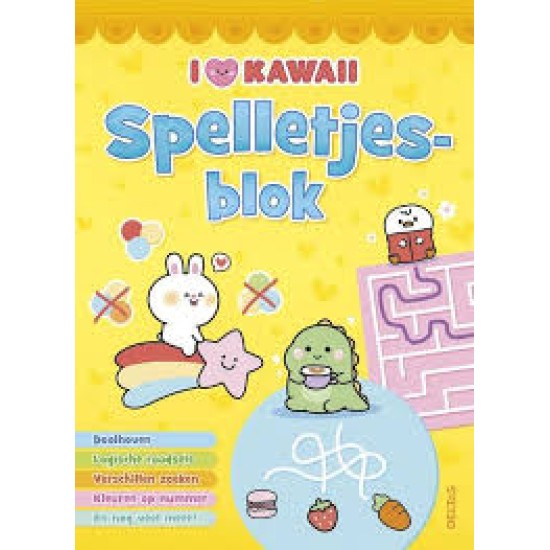 I Love Kawaii Spelletjesblok