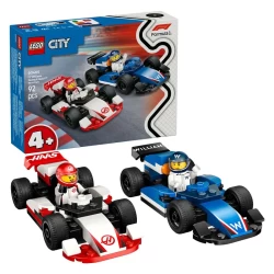 Lego City 60464 F1 Williams Racing En Haas F1 Racewagens Lego City 60464 F1 Williams Racing En Haas F1 Racewagens