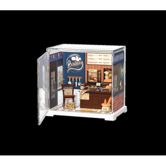 Robotime Cheers Bar & Dining Diy Miniatuurhuis Dg173 22X15X18.5Cm