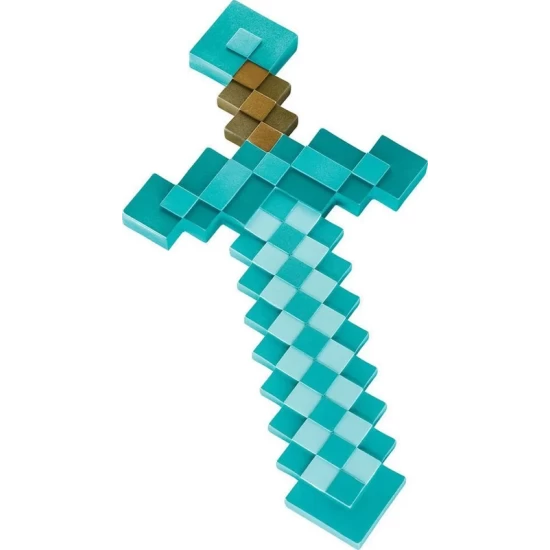 Minecraft Plastic Replica Diamond Sword 51 Cm